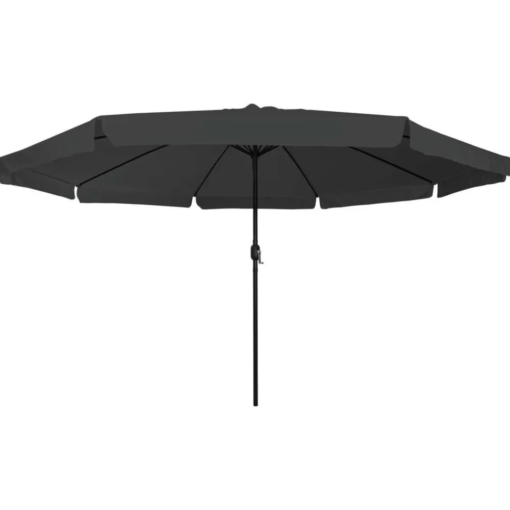 Tuin & Gazon*vidaXL Tuinparasol 394 x 394 x 248 cm Polyester en staal Antraciet