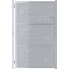 Tuinpoort met slot Zilver 85 x 144 cm Roestvrij staal>vidaXL Hot