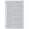 Tuinafscheidingen*vidaXL Tuinpoort met slot Zilver 85 x 120 cm Roestvrij staal