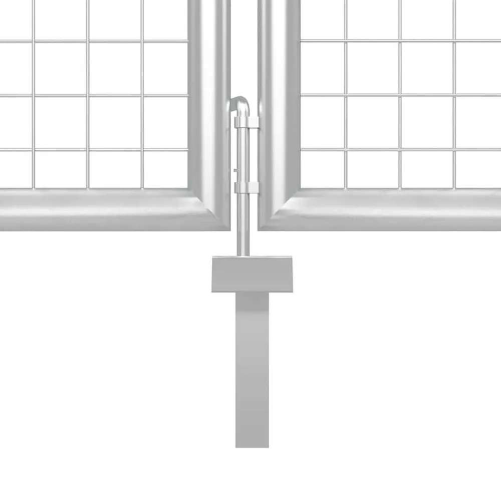 Tuinpoort staal 350x75 cm>vidaXL New