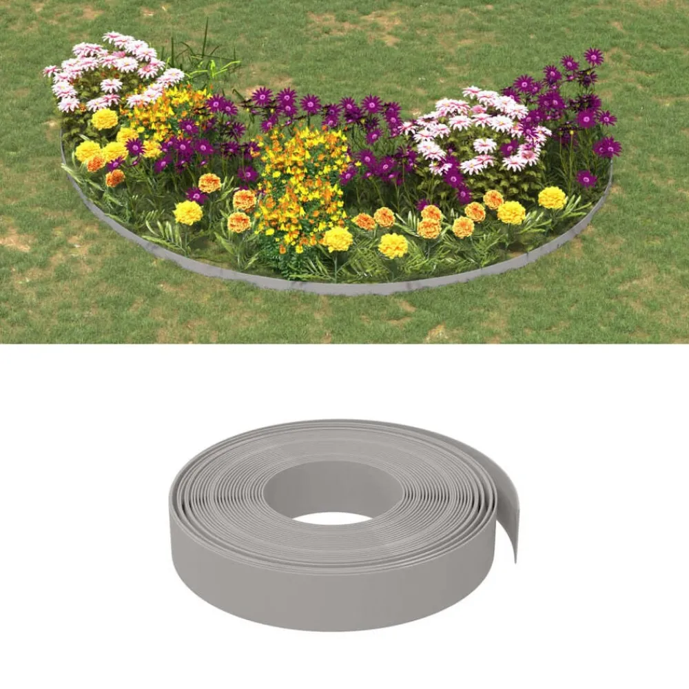 Tuinrand 10 m 10 cm polyetheen>vidaXL Best