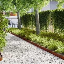 Tuinrand 10 pcs Bruin 100 x 0.05 x 20 cm>vidaXL Discount