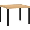 Tuinsalontafel 55x55x39,5 cm gepoedercoat staal zwart>vidaXL Outlet