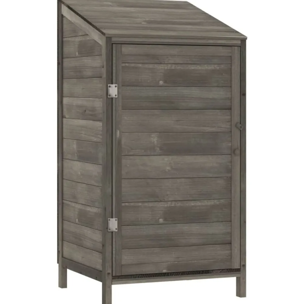 Tuinschuur 55x52x112 cm massief vurenhout kleurig>vidaXL Clearance