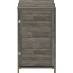 Tuinschuur 55x52x112 cm massief vurenhout kleurig><noscript><img width=