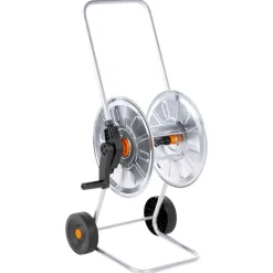 Bouwbeslag*vidaXL Tuinslangkar voor 50 m 1/2" of 35 m 3/4" slang staal