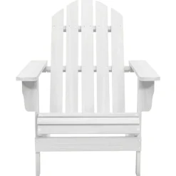 Tuinmeubelen*vidaXL Tuinstoel hout Wit