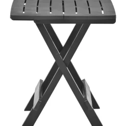 Tuinmeubelen*vidaXL Tuintafel inklapbaar 45x43x50 cm kunststof Antraciet