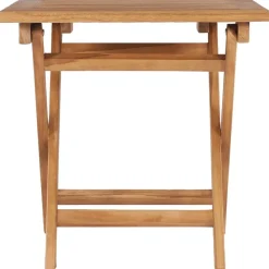 Tuinmeubelen*vidaXL Tuintafel inklapbaar 45x45x45 cm massief teakhout