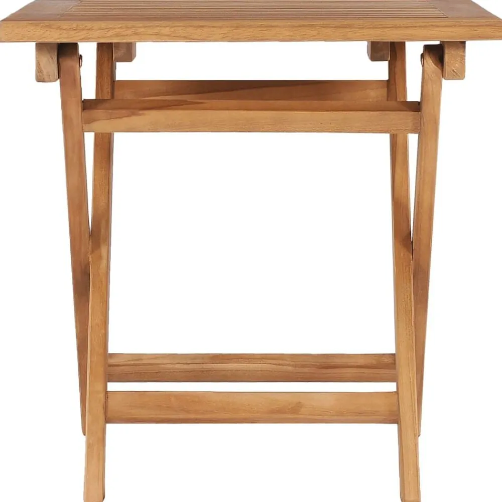 Tuinmeubelen*vidaXL Tuintafel inklapbaar 45x45x45 cm massief teakhout