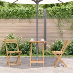Tuinmeubelen*vidaXL Tuintafel inklapbaar 60x75 cm massief acaciahout