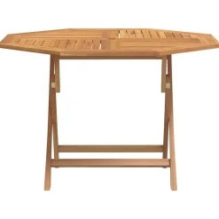 Tuinmeubelen*vidaXL Tuintafel inklapbaar 110x110x75 cm massief teakhout