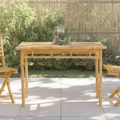 Tuintafel 110x55x75 cm bamboe>vidaXL Hot