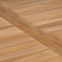 Tuinmeubelen*vidaXL Tuintafel 80x80x77 cm massief teakhout