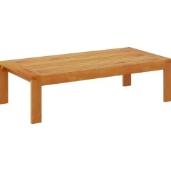 Tuinmeubelen*vidaXL Tuintafel 100x50x27 cm massief acaciahout Crème
