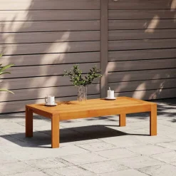 Tuinmeubelen*vidaXL Tuintafel 100x50x27 cm massief acaciahout Cr&egrave;me