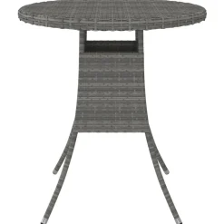 Tuintafel 70x70x73 cm poly rattan>vidaXL Discount