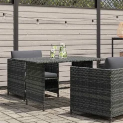 Tuintafel 110x70x65 cm poly rattan>vidaXL Best