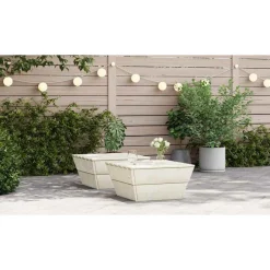 Tuinmeubelen*vidaXL Tuintafels 2 st 60x60x30 cm geïmpregneerd vurenhout