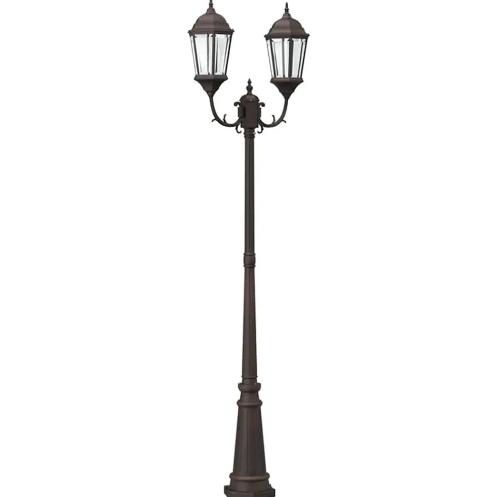 Verlichting*vidaXL Tuinverlichting Brons 68 x 0 x 35 cm Aluminium en Glas 2