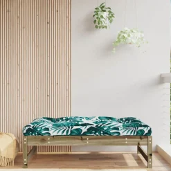 Tuinmeubelen*vidaXL Tuinvoetenbank 120x80 cm geïmpregneerd grenenhout ge&iuml;mpregneerd grenenhout