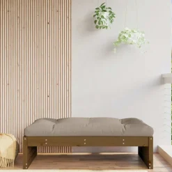 Tuinvoetenbank 120x80 cm massief grenenhout honingbruin>vidaXL Outlet