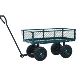Gereedschap*vidaXL Tuinwagen 250 kg Groen