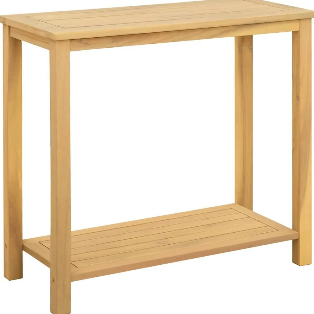 Tuinwandtafel 80x35x75 cm massief acaciahout>vidaXL New