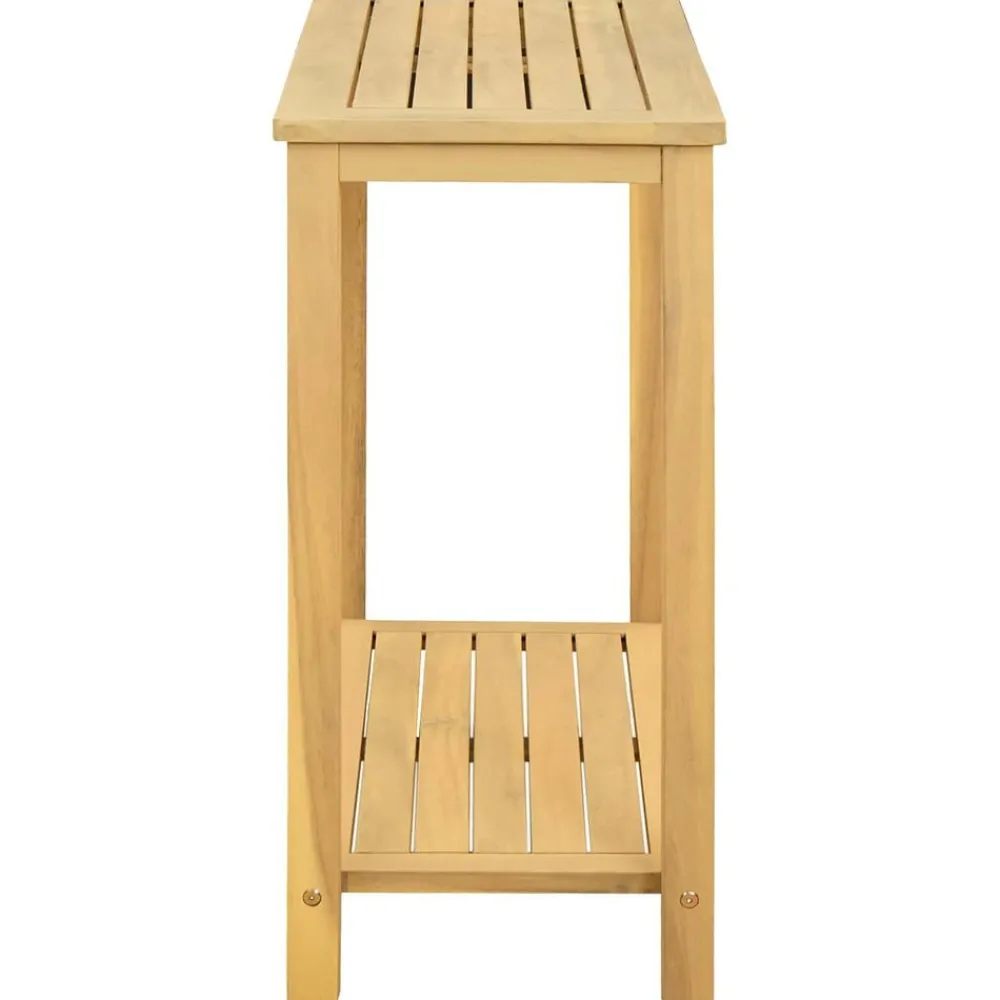 Tuinwandtafel 80x35x75 cm massief acaciahout>vidaXL New