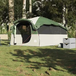 Buitensport*vidaXL Tunneltent 6-persoons waterdicht Groen