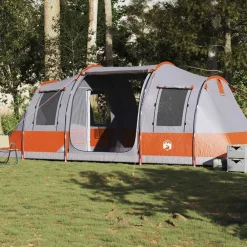 Tunneltent 4-persoons waterdicht en oranje>vidaXL Discount