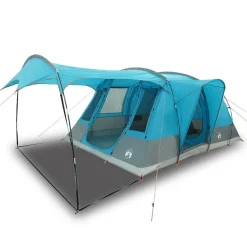Buitensport*vidaXL Tunneltent 5-persoons waterdicht Blauw