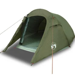 Buitensport*vidaXL Tunneltent 3-persoons waterdicht Olijfgroen