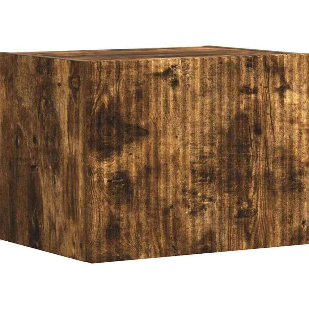 Tv-Meubels*vidaXL TV Wandkast 39 x 31 x 29,5 cm Bewerkt hout Gerookt eiken