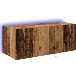 Tv-Meubels*vidaXL TV Wandkast 80 x 35 x 31 cm Bewerkt hout Oud hout