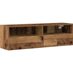 Tv-Meubels*vidaXL TV Wandkast 100 x 30 x 30 cm Bewerkt hout Oud hout