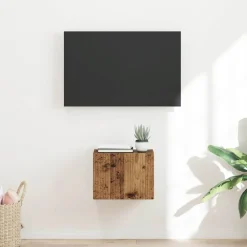 Tv-Meubels*vidaXL TV Wandkast 39 x 31 x 29,5 cm Bewerkt hout Oud hout
