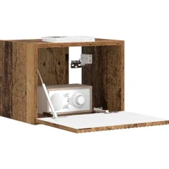 Tv-Meubels*vidaXL TV Wandkast 39 x 31 x 29,5 cm Bewerkt hout Oud hout