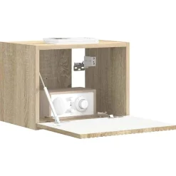 TV Wandkast Sonoma 39 x 31 x 29,5 cm Bewerkt hout><noscript><img width=
