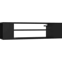 Tv-Meubels*vidaXL Tv-hangmeubel 100x30x26,5 cm bewerkt hout Zwart