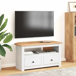 Tv-hoekkast Panama Range 93x49x49 cm massief grenenhout>vidaXL Discount