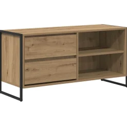TV-kast Ambachtelijk eiken 100 x 36 x 49,5 cm Bewerkt hout>vidaXL New