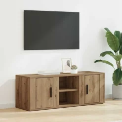 TV-kast Artisan Eiken 100 x 31,5 x 35 cm Bewerkt hout>vidaXL Discount