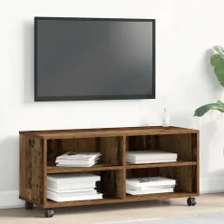 Tv-Meubels*vidaXL TV-kast Bruin 90 x 35 x 40,5 cm Bewerkt hout Oud hout