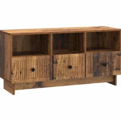 Tv-Meubels*vidaXL TV-kast met lade 102 x 34,5 x 50 cm Bewerkt hout Oud hout