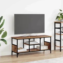 TV-kast 100 x 35 x 45 cm Gemonteerd hout en ijzer>vidaXL Discount