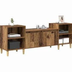 TV-kast 160 x 35 x 55 cm Bewerkt hout><noscript><img width=