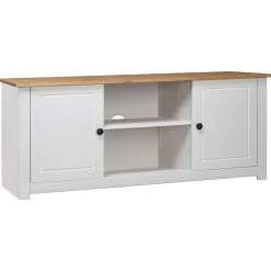 Tv-kast Panama Range 120x40x50 cm massief grenenhout>vidaXL Discount