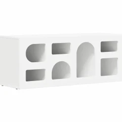 Tv-Meubels*vidaXL TV-kast 100 x 35 x 40 cm Bewerkt hout Wit