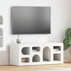 Tv-Meubels*vidaXL TV-kast 100 x 35 x 40 cm Bewerkt hout Wit